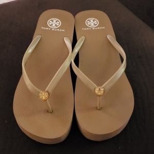 Tory Burch platform flip flop size 9